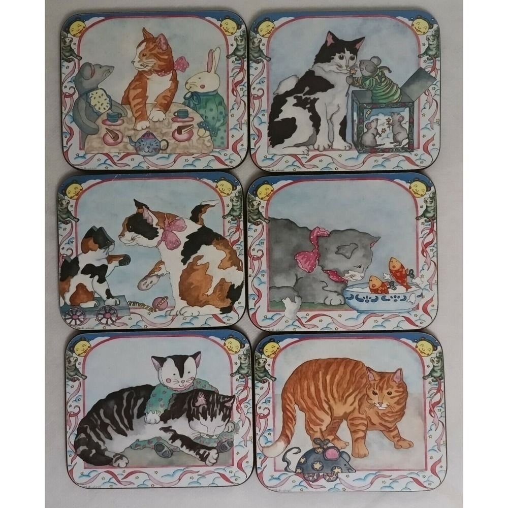 JASON  Designer Cat‎ Coasters - Feline Fantasies